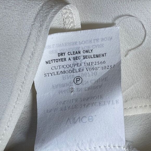Vince Ivory Silk Blend Ruffled Tank Top Sz XS - Picture 5 of 8